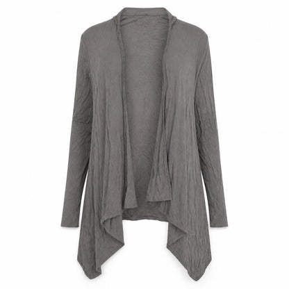 k&d Womens Grey  Jersey Cardigan Jumper Size 12