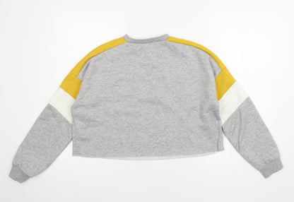 New Look Girls Grey  Jersey Pullover Sweatshirt Size 14-15 Years  - So Anyway...