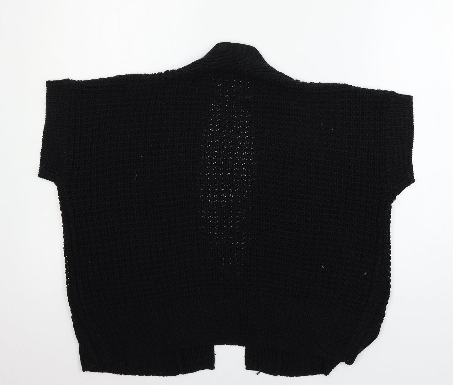 TU Womens Black  Knit Cardigan Jumper Size 12