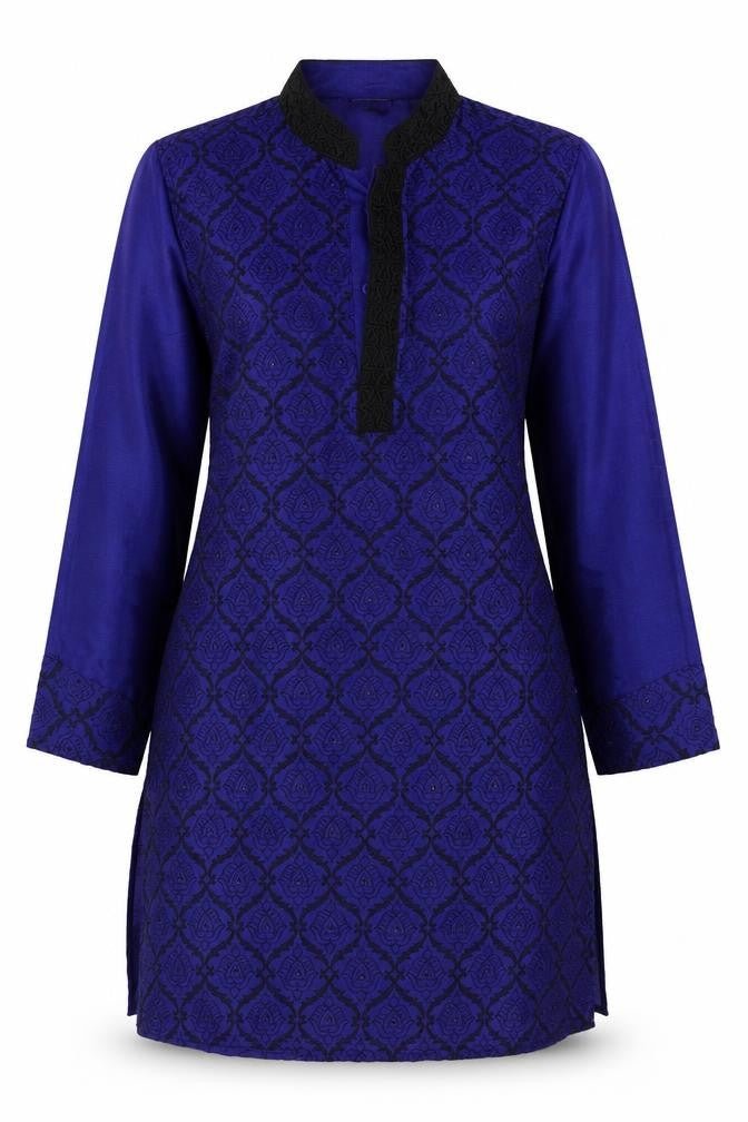 Khushaal Womens Blue   Basic Blouse Size 12