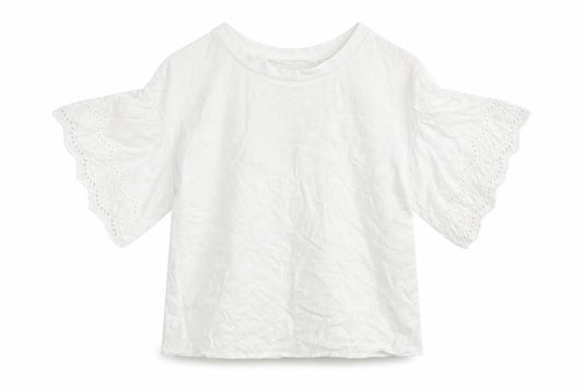 H&M Girls White   Basic T-Shirt Size 11 Years