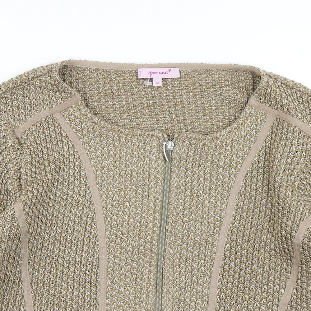 Womens UK Size M Per Una Brown Jacket