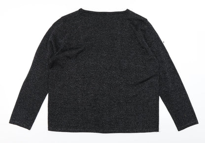 Womens UK Size M BM Black Cardigan Jumper