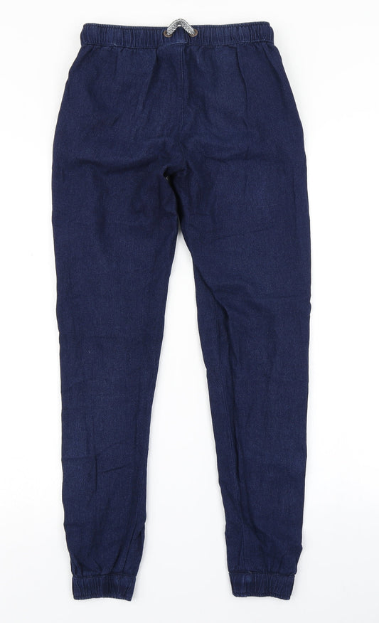 Cropp Womens Blue   Cargo Trousers Size 4 L28 in