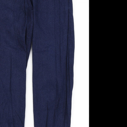 Cropp Womens Blue   Cargo Trousers Size 4 L28 in