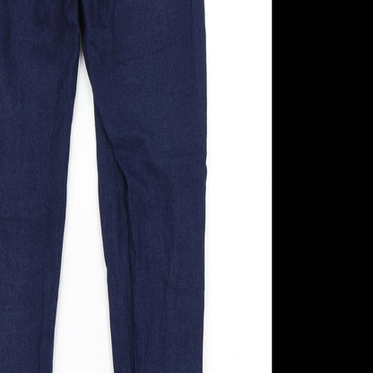 Cropp Womens Blue   Cargo Trousers Size 4 L28 in