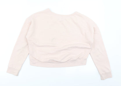 915 Generation Girls Pink   Pullover Sweatshirt Size 10-11 Years  - Cropped