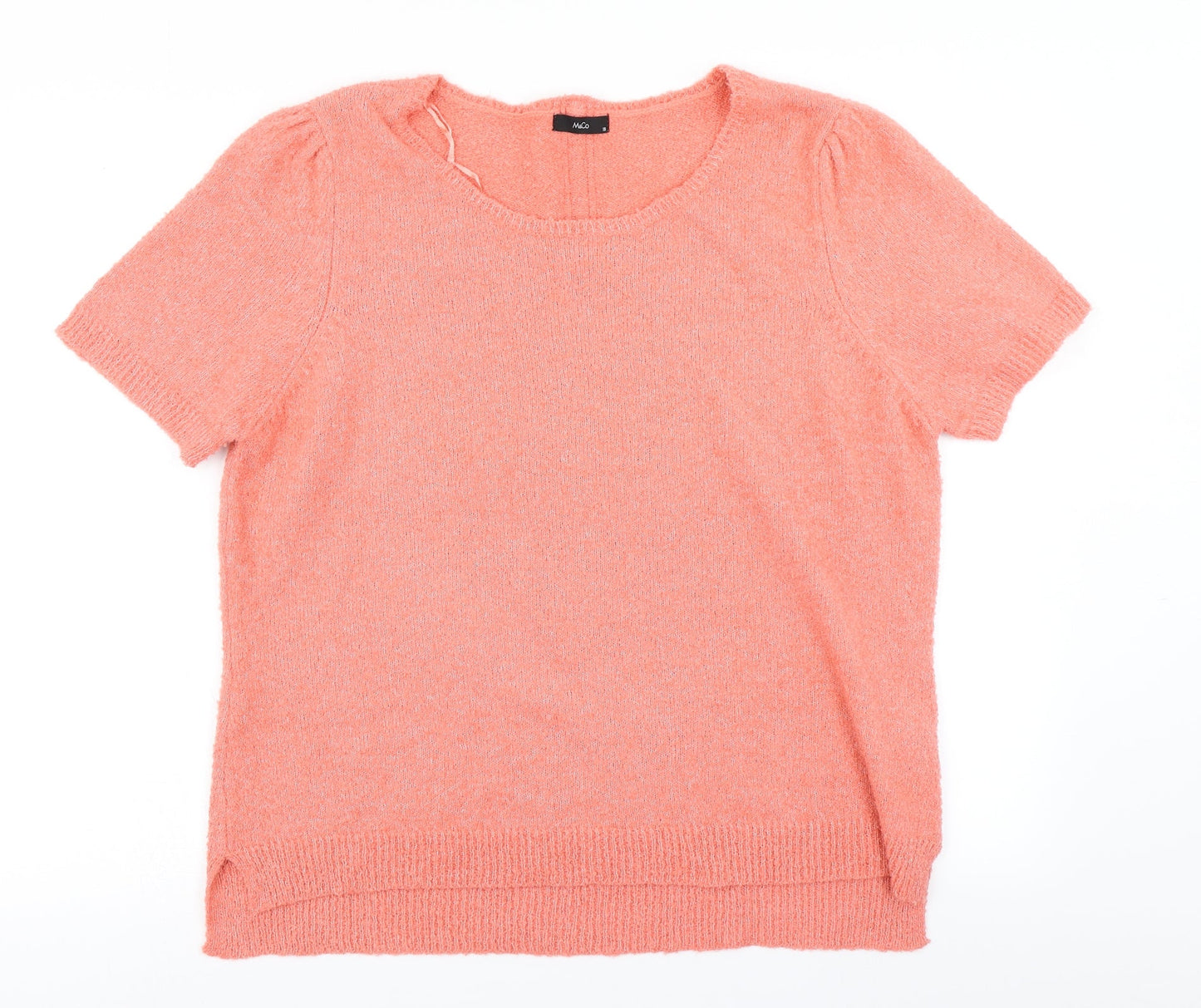Womens UK Size 18 M&Co Pink Pullover Jumper