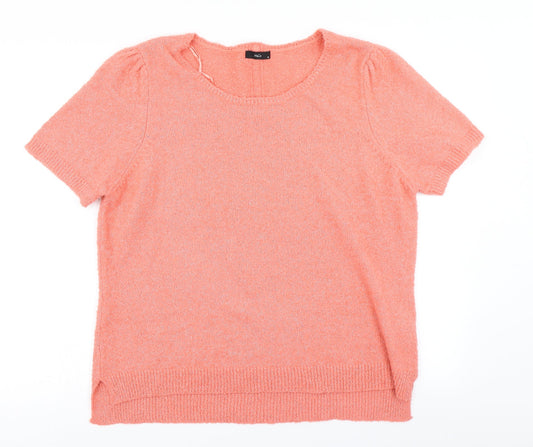 Womens UK Size 18 M&Co Pink Pullover Jumper