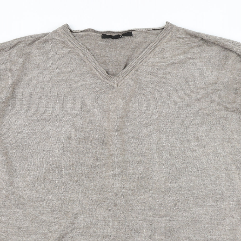 George Mens Brown  Knit Pullover Jumper Size XL