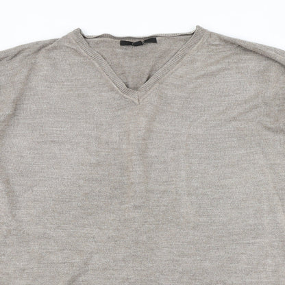 George Mens Brown  Knit Pullover Jumper Size XL