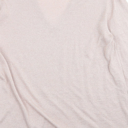 Womens UK Size L retrology Pink Pullover Jumper