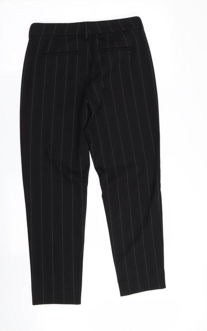 liverpool Womens Black Striped  Trousers  Size 8 L28 in