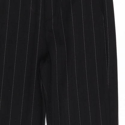 liverpool Womens Black Striped  Trousers  Size 8 L28 in