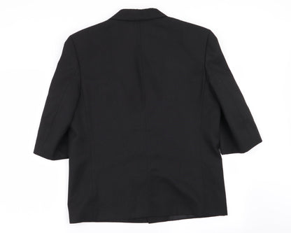 Womens UK Size 36 Preworn Regular Black Blazer