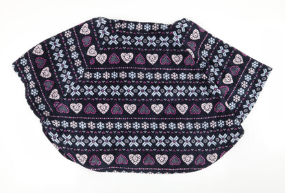 Primark Womens Multicoloured Geometric  Pullover Jumper One Size  - lounge jumper