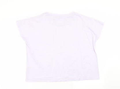 Matalan Womens Purple Solid  Top Pyjama Top Size 12