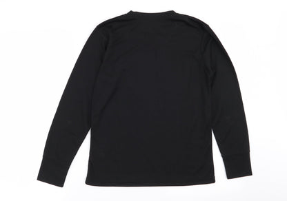Board Angels Womens Black   Basic T-Shirt Size 12