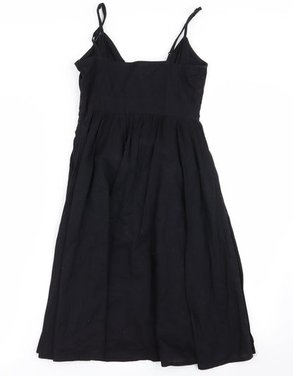 Dorothy Perkins Womens Black   Fit & Flare  Size 6