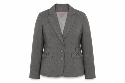 Womens UK Size 16 BHS Regular Grey Blazer