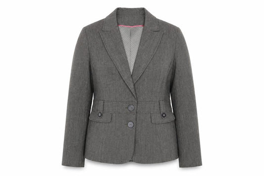 Womens UK Size 16 BHS Regular Grey Blazer