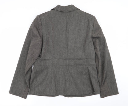 BHS Womens Grey   Jacket Blazer Size 16