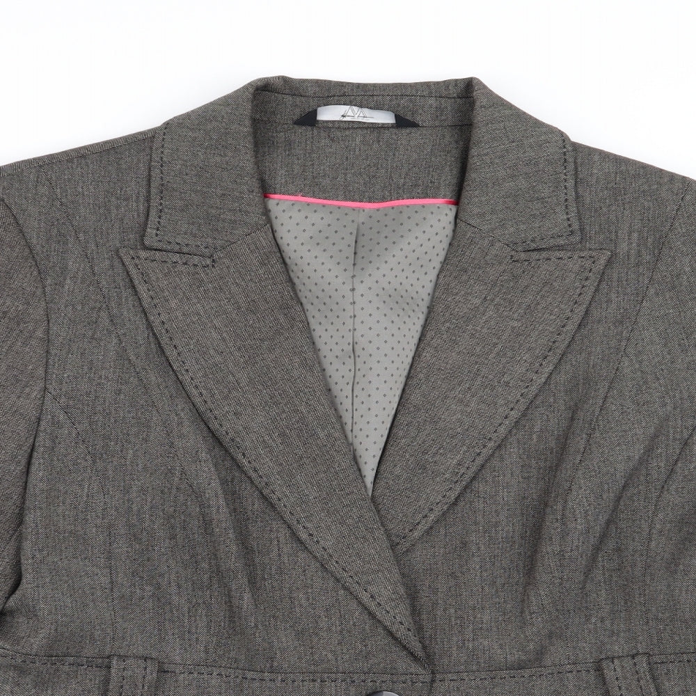 BHS Womens Grey   Jacket Blazer Size 16