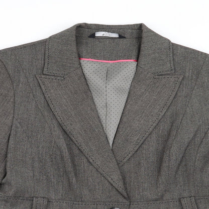 BHS Womens Grey   Jacket Blazer Size 16