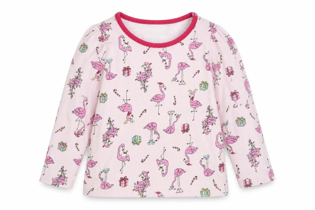 Primark Girls Pink Geometric  Babydoll Pyjama Top Size 18-24 Months