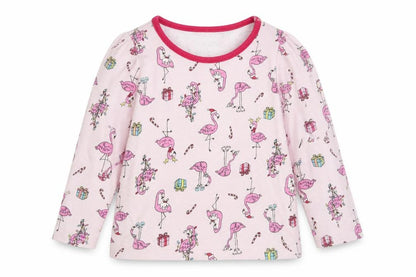 Primark Girls Pink Geometric  Babydoll Pyjama Top Size 18-24 Months
