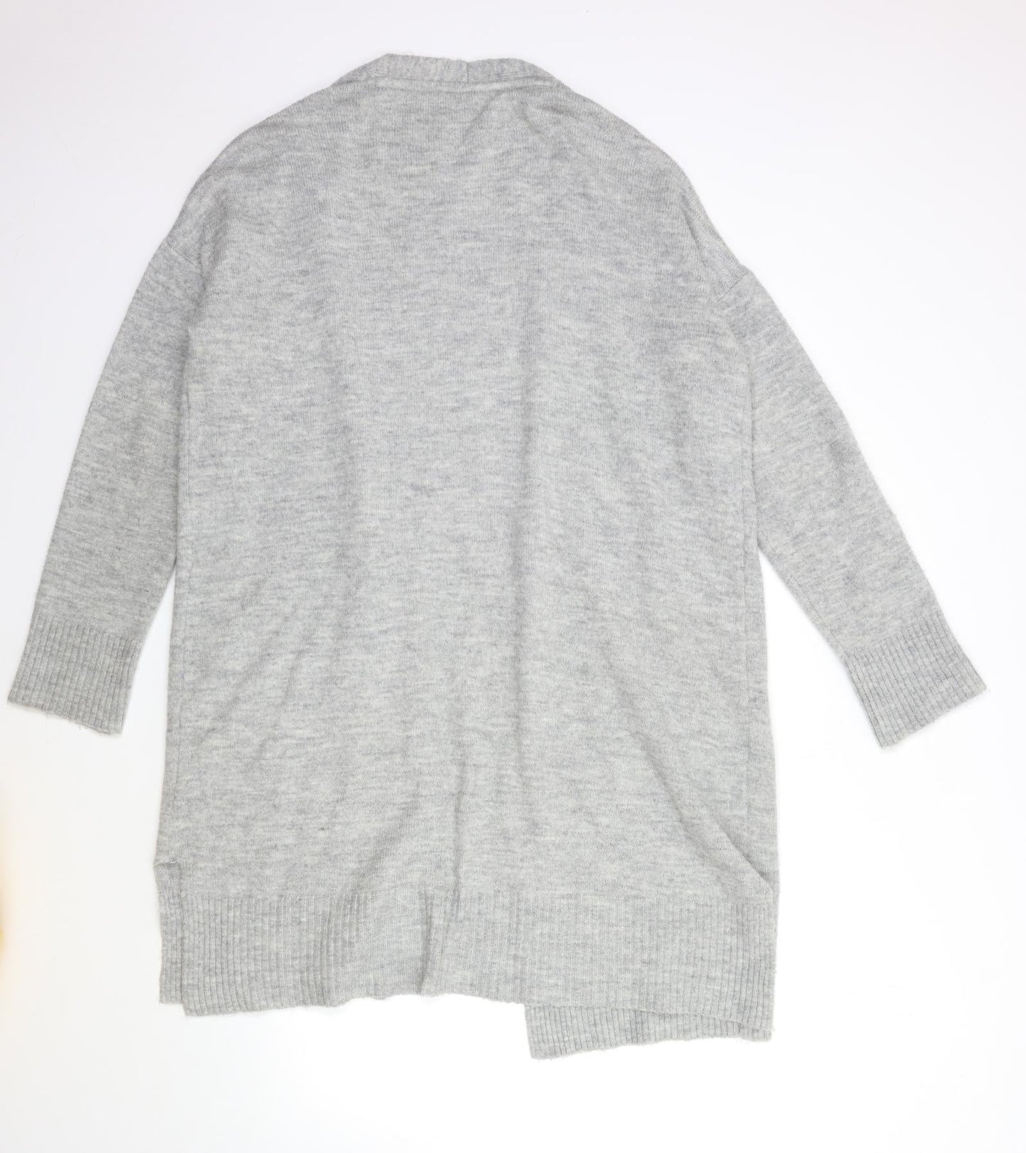 Womens UK Size S Sparkle & Fade Grey Cardigan Jumper