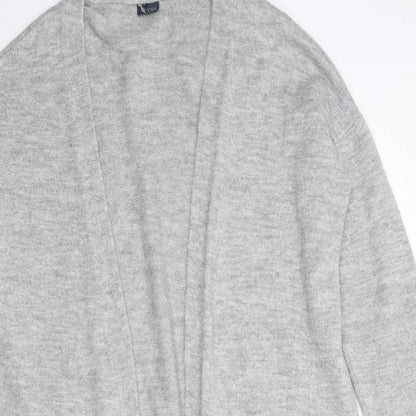 Womens UK Size S Sparkle & Fade Grey Cardigan Jumper