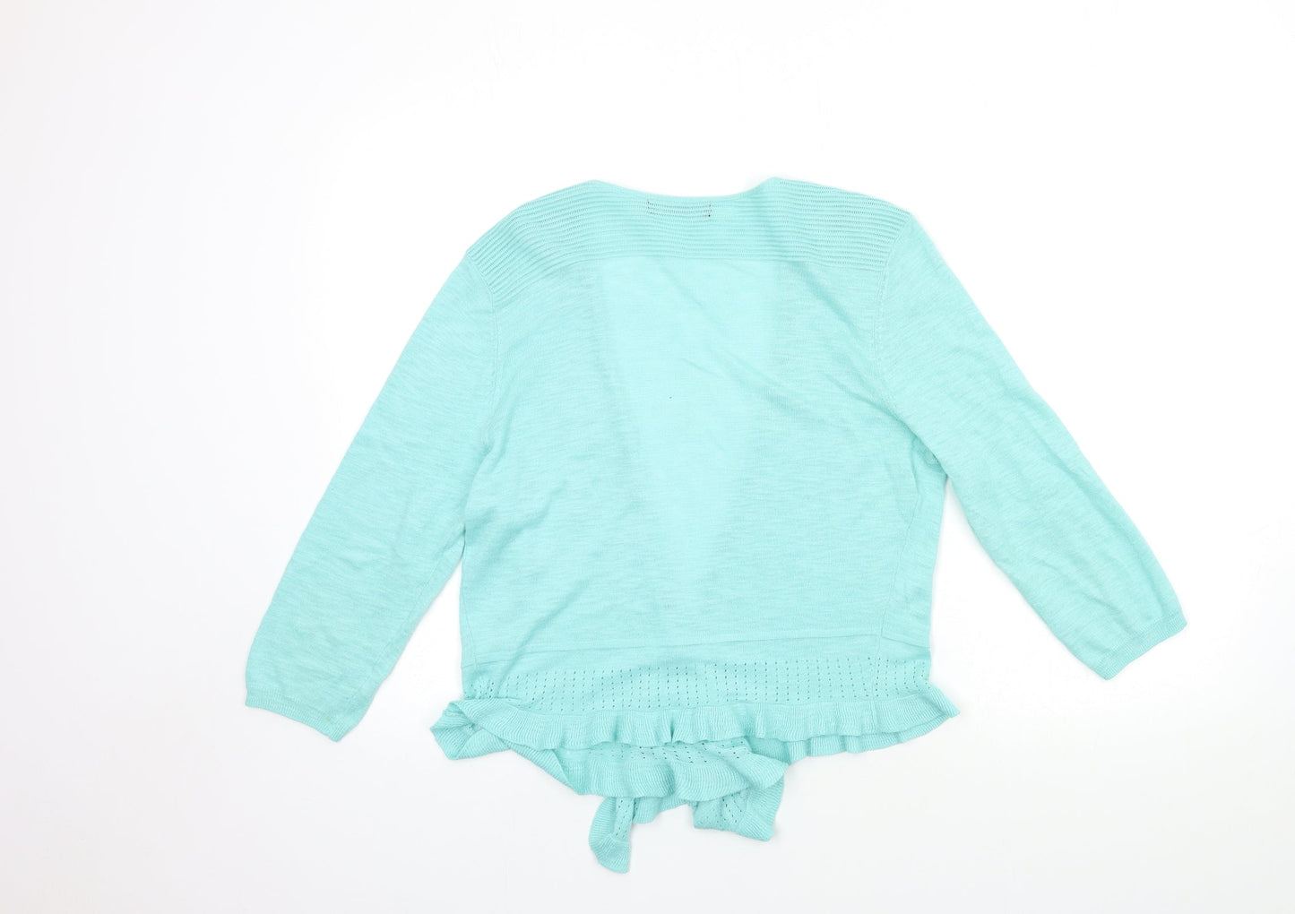 Womens UK Size S Bonmarché Blue Cardigan Jumper
