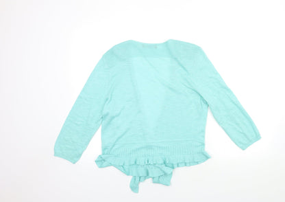 Womens UK Size S Bonmarché Blue Cardigan Jumper