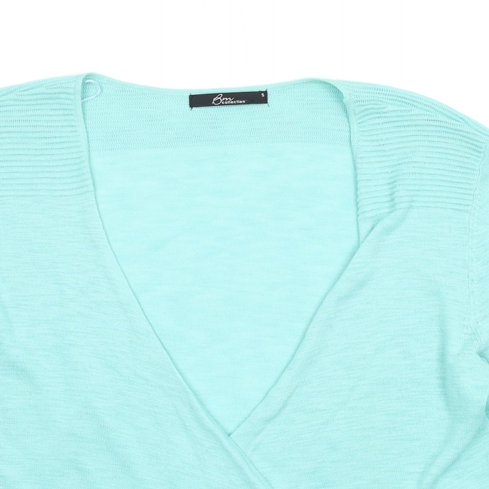 Womens UK Size S Bonmarché Blue Cardigan Jumper