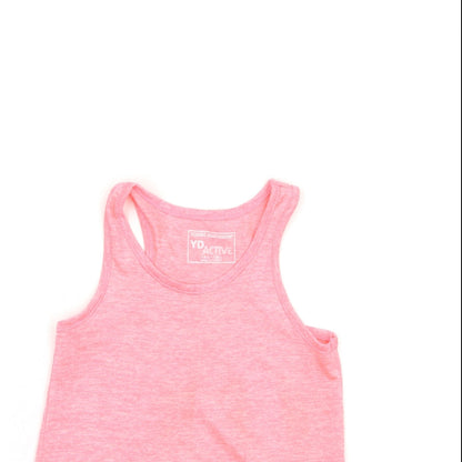 Young Dimension Girls Pink   Basic T-Shirt Size 7-8 Years