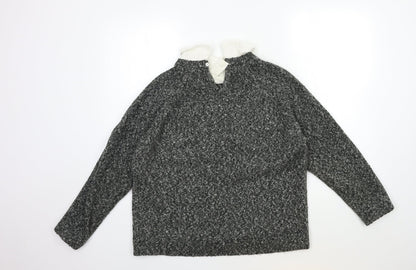 Womens UK Size 16 Atmosphere Grey Pullover Jumper