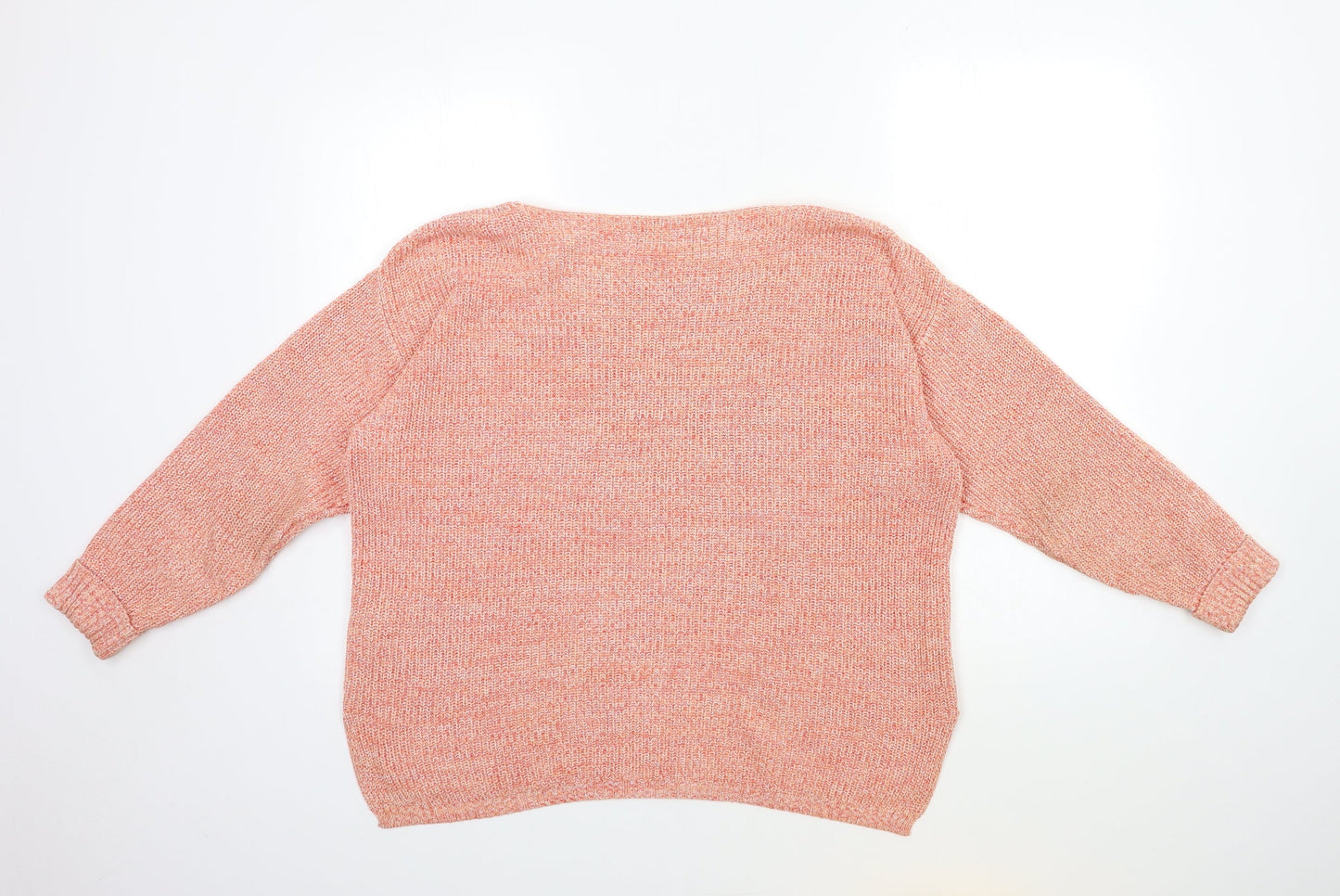 Marks and Spencer Mens Orange  Knit Pullover Jumper Size M