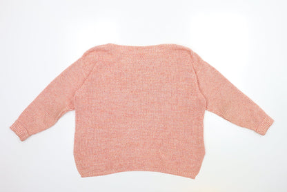 Marks and Spencer Mens Orange  Knit Pullover Jumper Size M