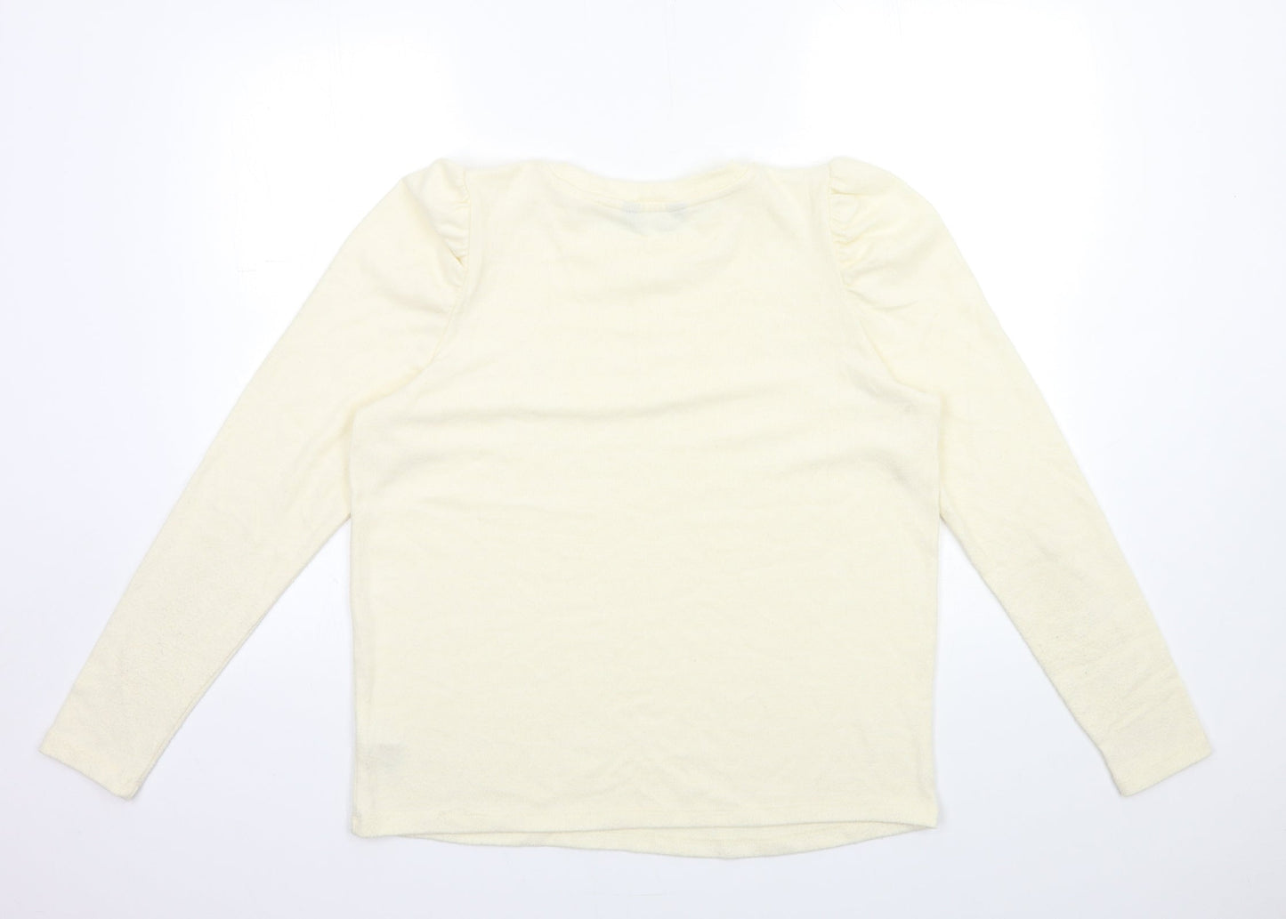 F&F Womens Ivory  Knit Pullover Jumper Size 14