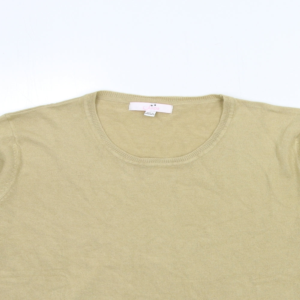 Womens UK Size 20 JULIPA Beige Pullover Jumper