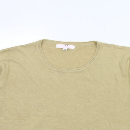 Womens UK Size 20 JULIPA Beige Pullover Jumper