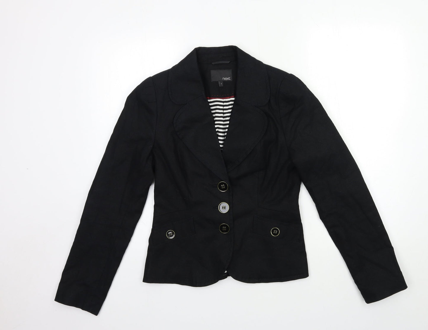 NEXT Womens Black   Jacket Blazer Size 8
