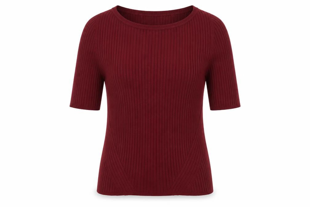 Womens UK Size 10 Marks and Spencer Red Pullover Jumper
