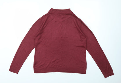 Womens UK Size 12 ORIGINALS Red Pullover Jumper