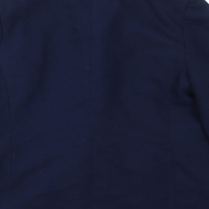 Design essentials Womens Blue   Jacket Blazer Size 16