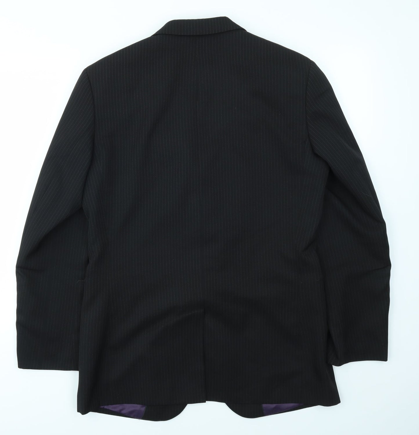 Mens UK Size 38 T&W Regular Black Suit Jacket