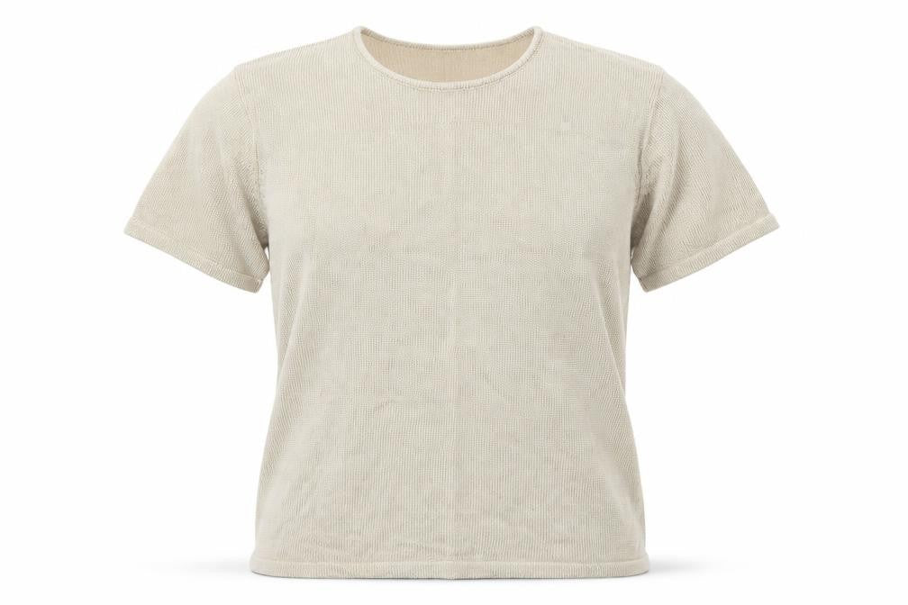 Womens UK Size L HONEY Gold Basic T-Shirt