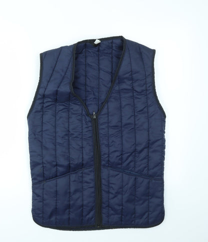 Womens UK Size 8 Preworn Blue Gilet