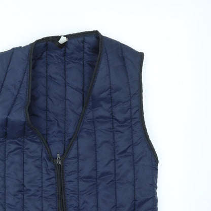 Womens UK Size 8 Preworn Blue Gilet